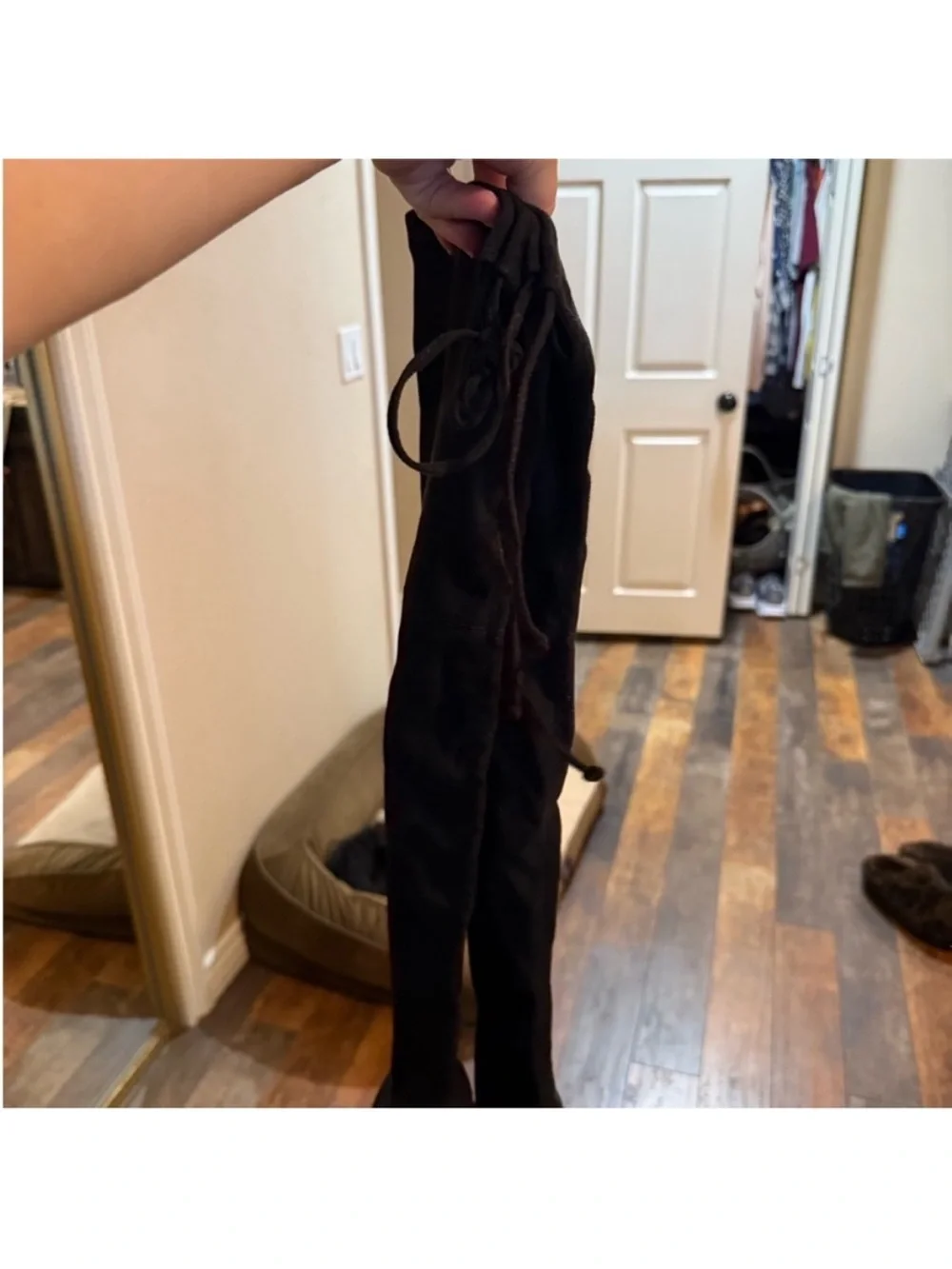 Steve Madden Black Over-the-Knee Stiletto Boots